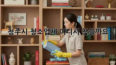 청주시 청소업체, 어디서 찾을까요?